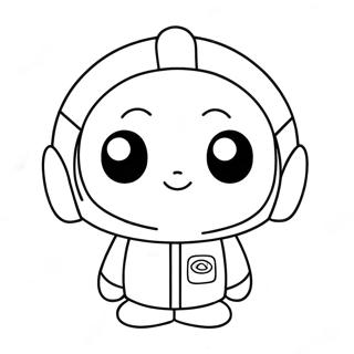 Cute Among Us Mini Crewmate Coloring Page 59223-47679