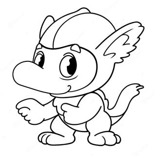 Go Team Mascot Coloring Page 59233-47685