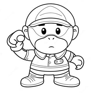 Go Team Mascot Coloring Page 59233-47688