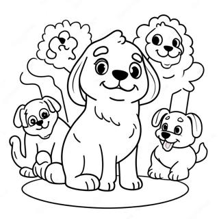 All Dogs Go To Heaven Coloring Pages