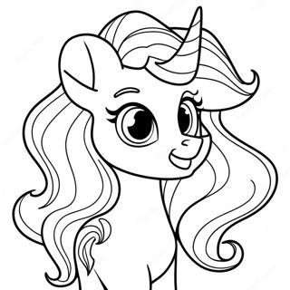 Sunset Shimmer With Magical Hair Coloring Page 59273-47714