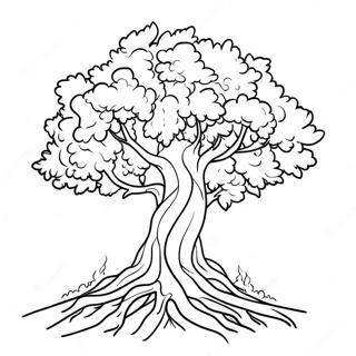 Burning Bush Coloring Pages