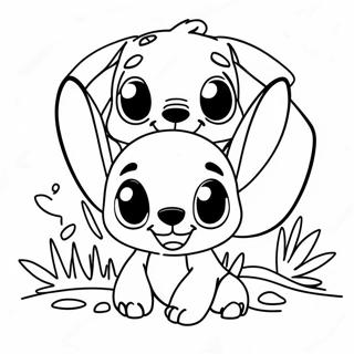 Adventurous Lilo And Stitch Coloring Page 59303-47739