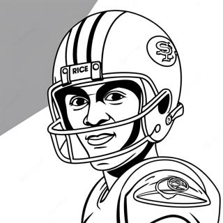 Jerry Rice Coloring Pages