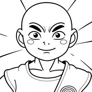 Krillin Coloring Pages