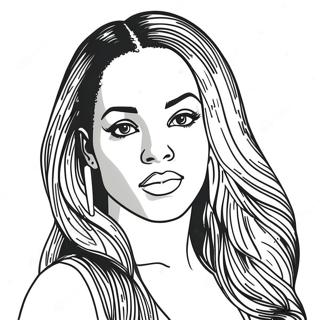 Aaliyah Coloring Pages