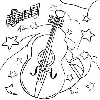 Christmas Music Coloring Pages