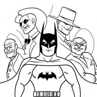 Batman Villains Coloring Pages