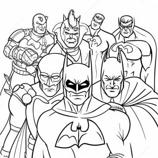 Batman Villains Coloring Page 59472-47878