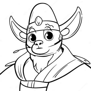 Banban Character Adventure Coloring Page 59493-47890