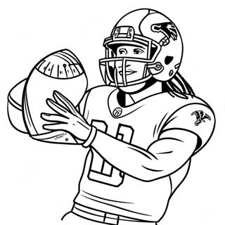 Deandre Hopkins Catching A Football Coloring Page 59503-47897