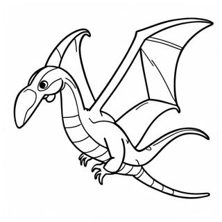 Flying Pteranodon Coloring Page 59513-47920