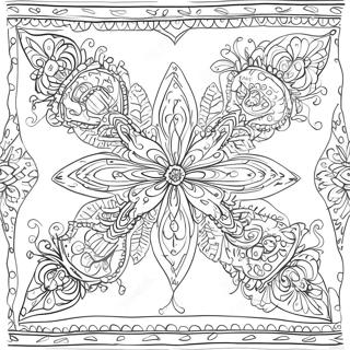 Colorful Bandana Designs Coloring Page 59523-47910