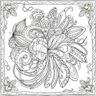 Colorful Bandana Designs Coloring Page 59523-47911