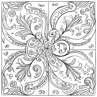 Colorful Bandana Designs Coloring Page 59523-47912