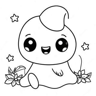 Cute Halloween Ghost Coloring Page 59542-47928