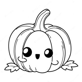 Adorable Pumpkin Coloring Page 59543-47929