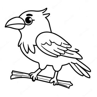 Epic Raven Fortnite Battle Coloring Page 59563-47945