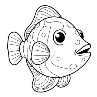 Pout Pout Fish Coloring Page 59572-47952