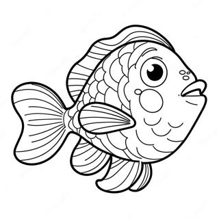 Happy Pout Pout Fish Coloring Page 59573-47954