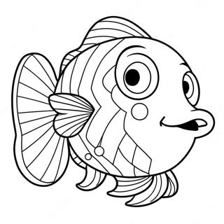 Happy Pout Pout Fish Coloring Page 59573-47955