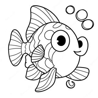 Happy Pout Pout Fish Coloring Page 59573-47956