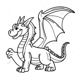 Majestic Earth Dragon Flying Coloring Page 59583-47965