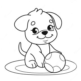 Puppy Love Coloring Pages