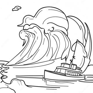 Natural Disaster Coloring Pages