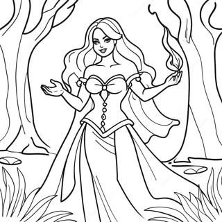 Grimm Fairy Tales Coloring Pages