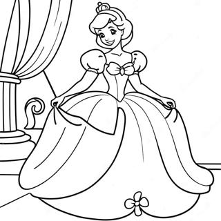 Enchanting Cinderella Coloring Page 59633-48002