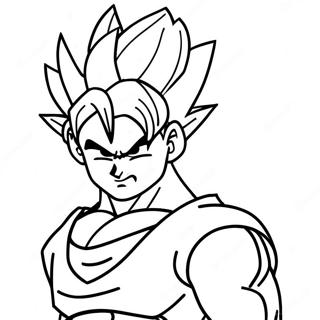 Gohan Dragon Ball Z Coloring Page 59642-48010