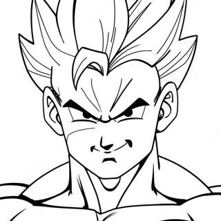 Gohan Super Saiyan Transformation Coloring Page 59643-48007