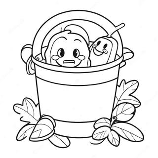 Happy Bucket Filler Coloring Page 59653-48020