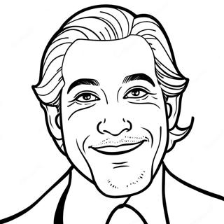 Actor Coloring Page 59662-48022