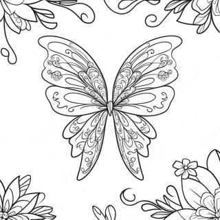 Sparkling Fairy Wings Coloring Page 59713-48071