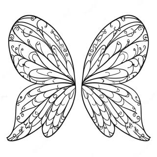 Sparkling Fairy Wings Coloring Page 59713-48072