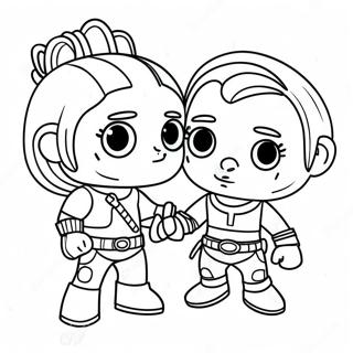 Funko Pop Coloring Pages