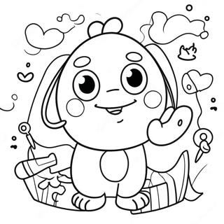 My App Fun Characters Coloring Page 59743-48091