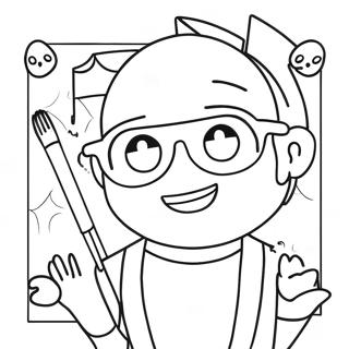 My App Fun Characters Coloring Page 59743-48092