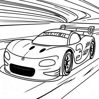 Kyle Larson Coloring Pages