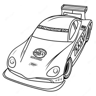 Kyle Larson Racing Car Coloring Page 59762-48098