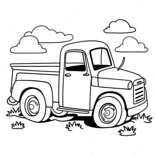 Little Blue Truck Coloring Pages