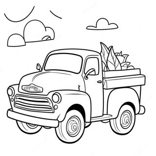 Little Blue Truck Coloring Page 59792-48128