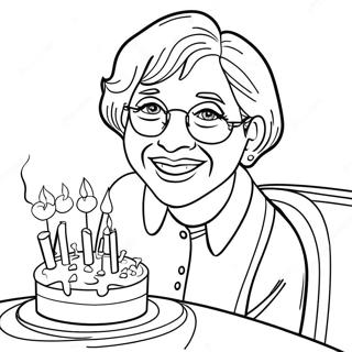 Happy Birthday Grammy Coloring Page 59812-48138