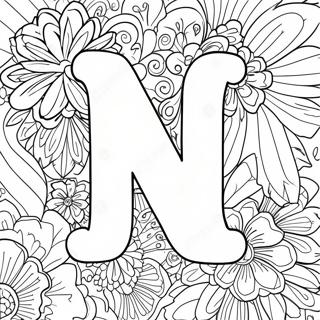 Letter N Coloring Pages