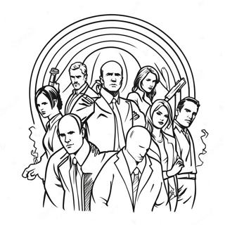 Agents Of Shield Coloring Page 59822-48152