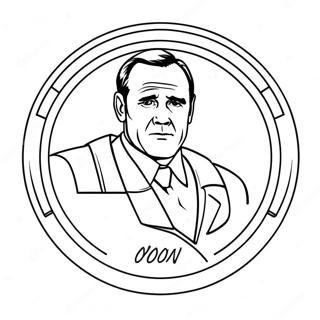 Coulson With Shield Logo Coloring Page 59823-48155