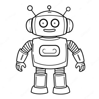 Pj Robot Coloring Page 59842-48168