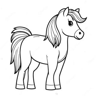 Shetland Pony Coloring Pages